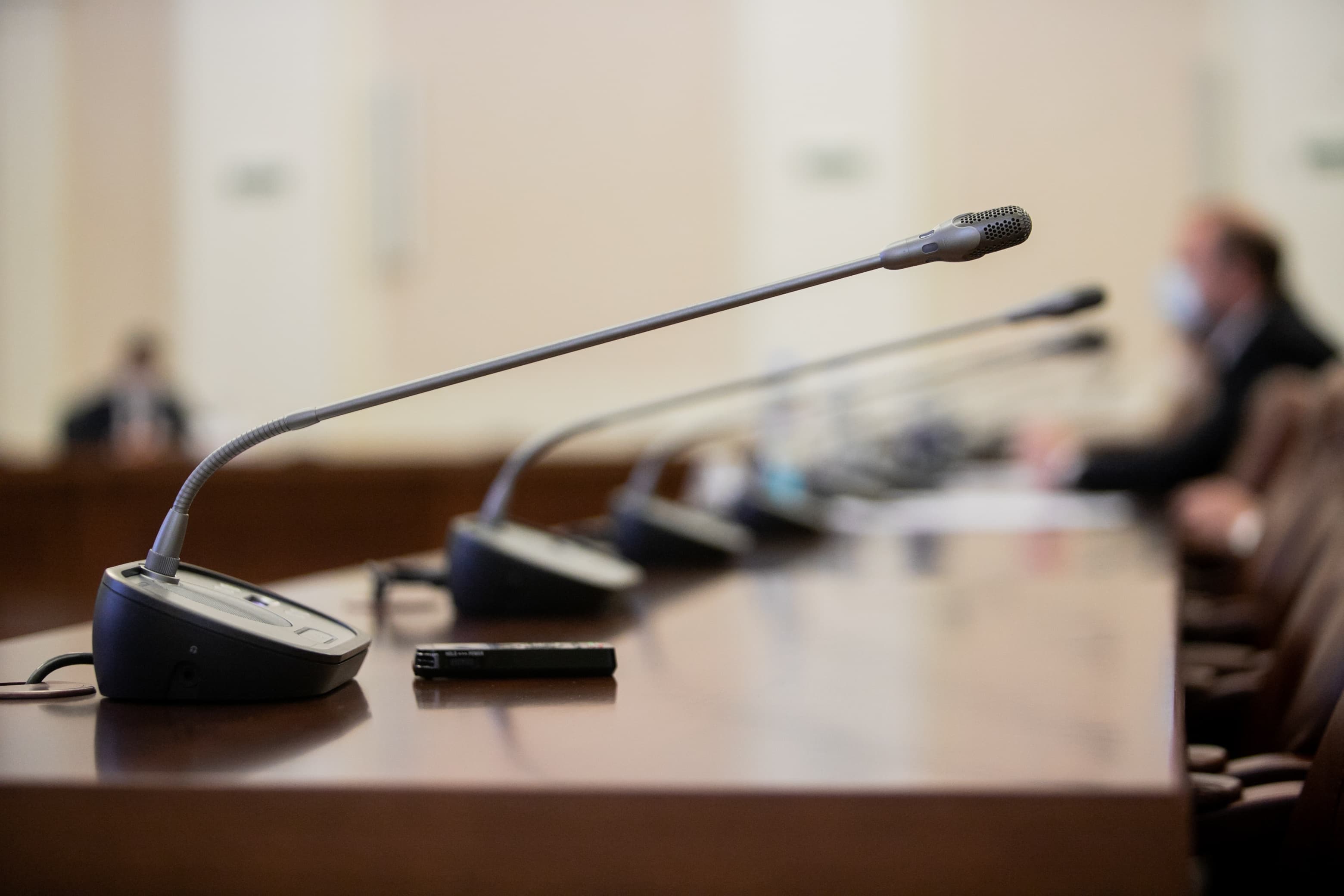 Government session in conference room