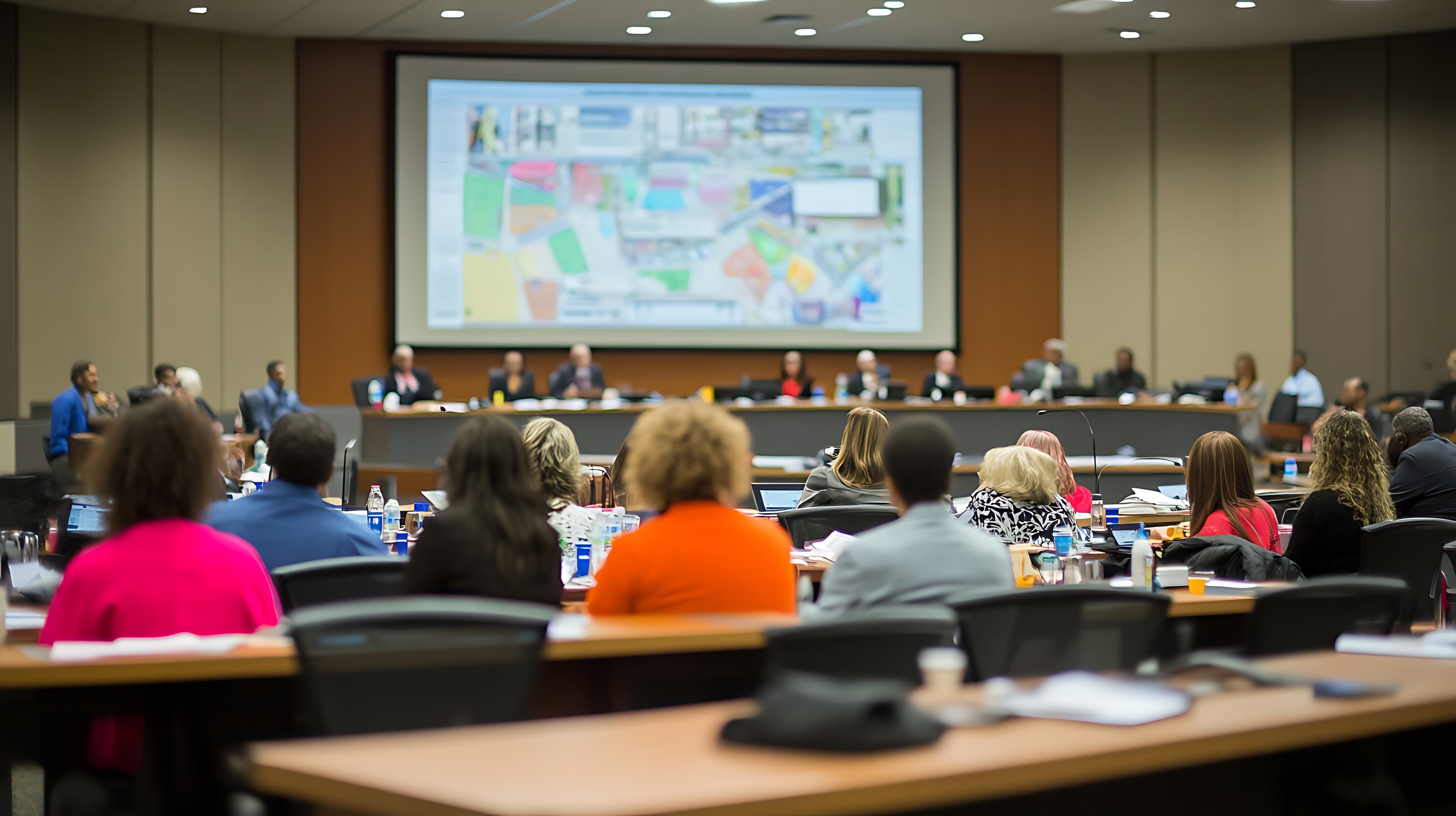 City council meeting in progress