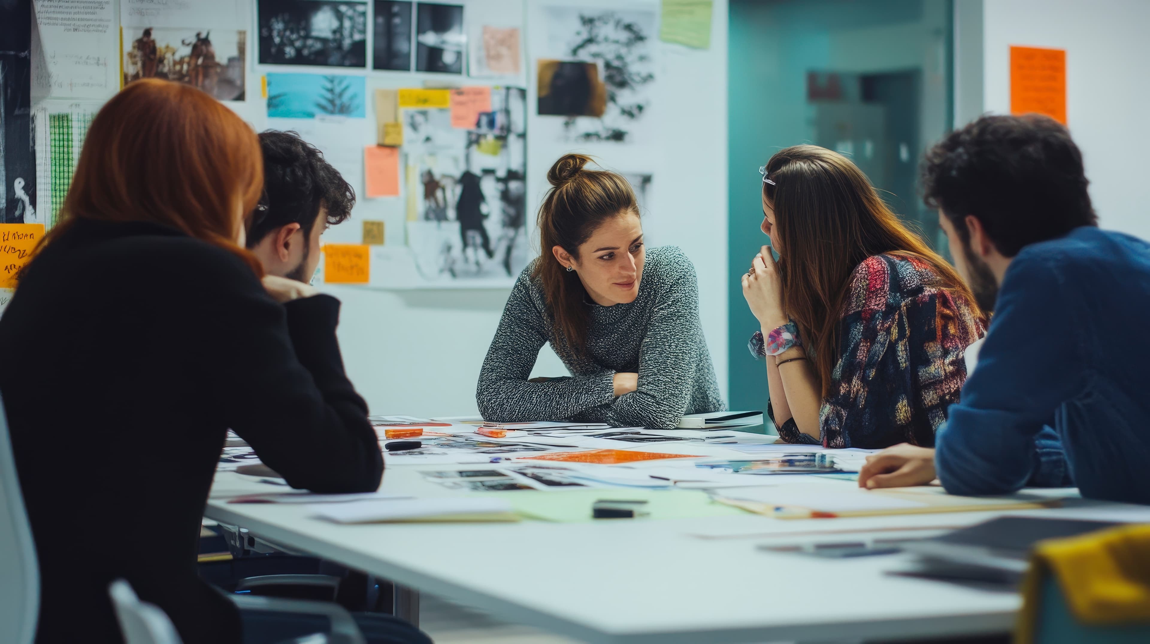 City council campaign team huddled in campaign field office.